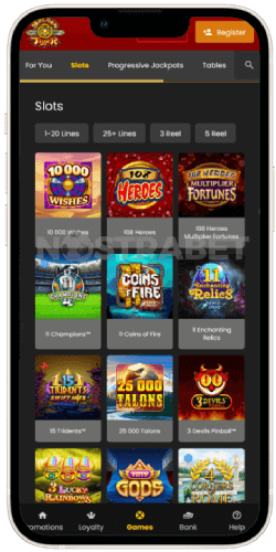 golden tiger casino mobile canada