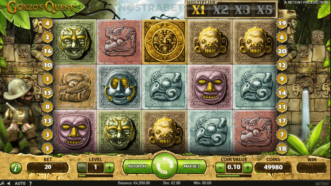 gonzo's quest slot game