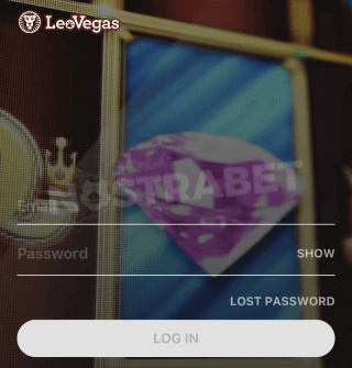 LeoVegas login page