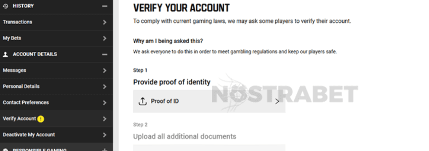 unibet verification upload documents