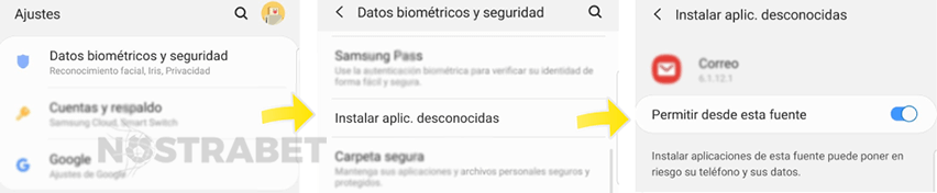 Instalar Aplicaciones de Fuentes Desconocidas en Android